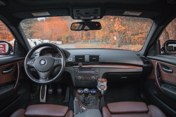 Interior shot of a car