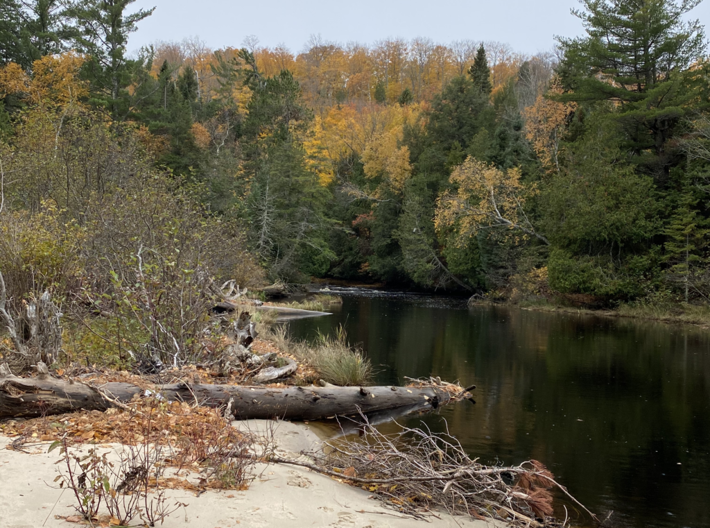 Miner's Beach in Munising, Michigan in autumn.