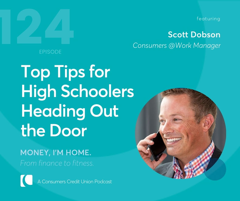 Scott Dobson, Consumers@Work Manager at Consumers Credit Union as a guest on the Money, I'm Home podcast.
