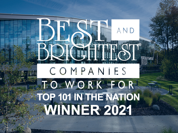 Best and Brightest Companies to Work for Top 101 In the Nation Winner 2021
