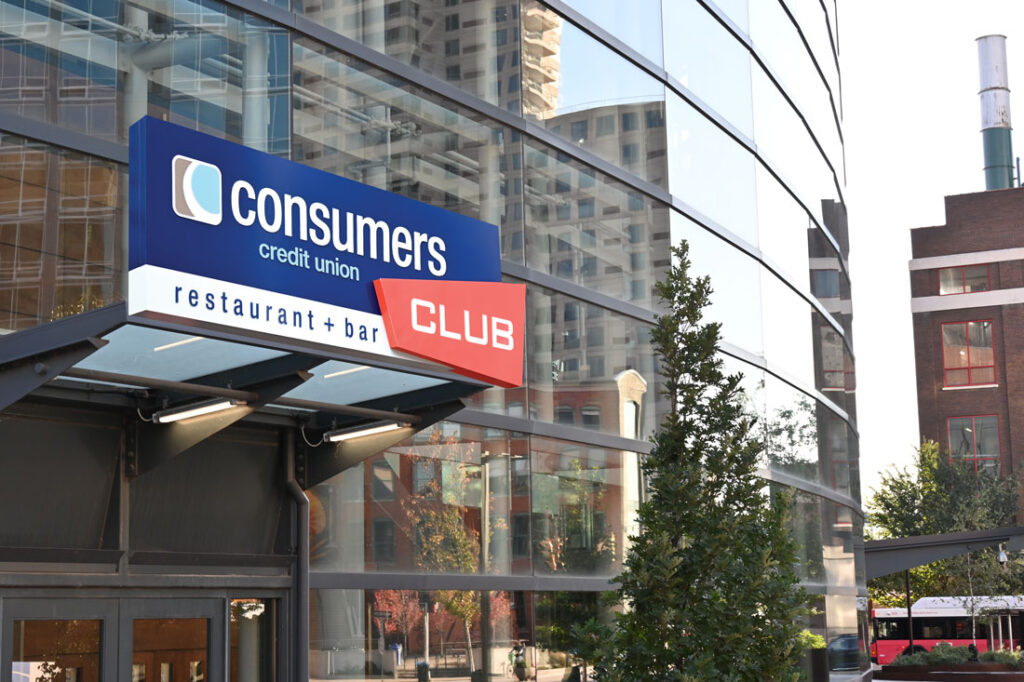 ConsumersCU Club Restaurant + Bar at the Van Andel Arena in Grand Rapids, Michigan.