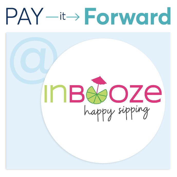 Pay it forward logo at symbol with InBoozes logo