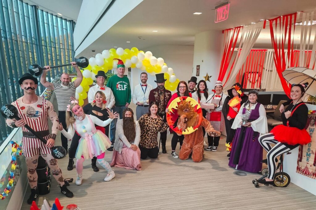 Consumers mortgage team dressed up for Halloween