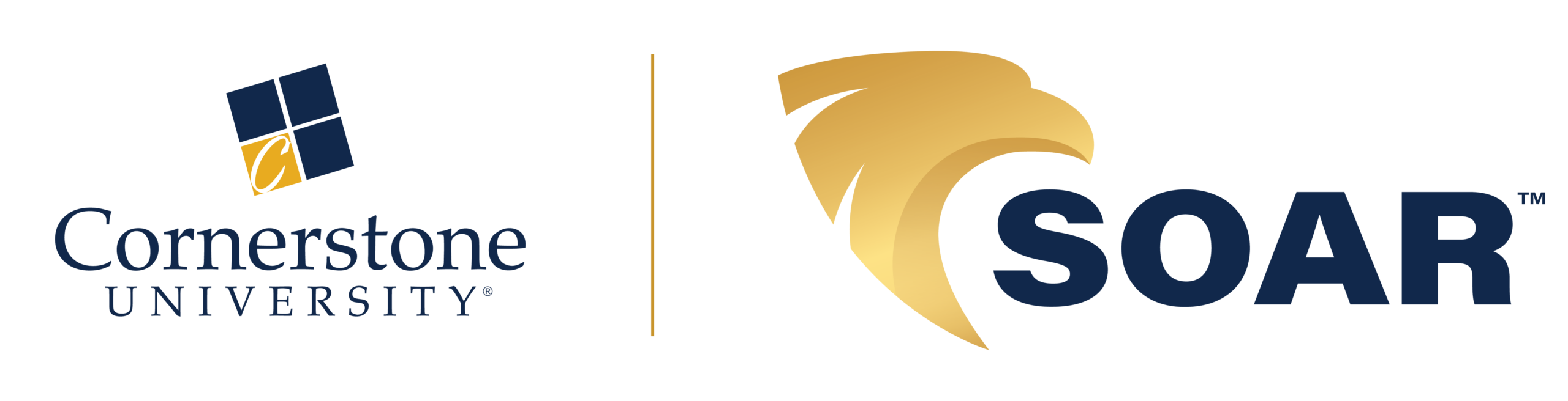 Cornerstone University and SOAR logo