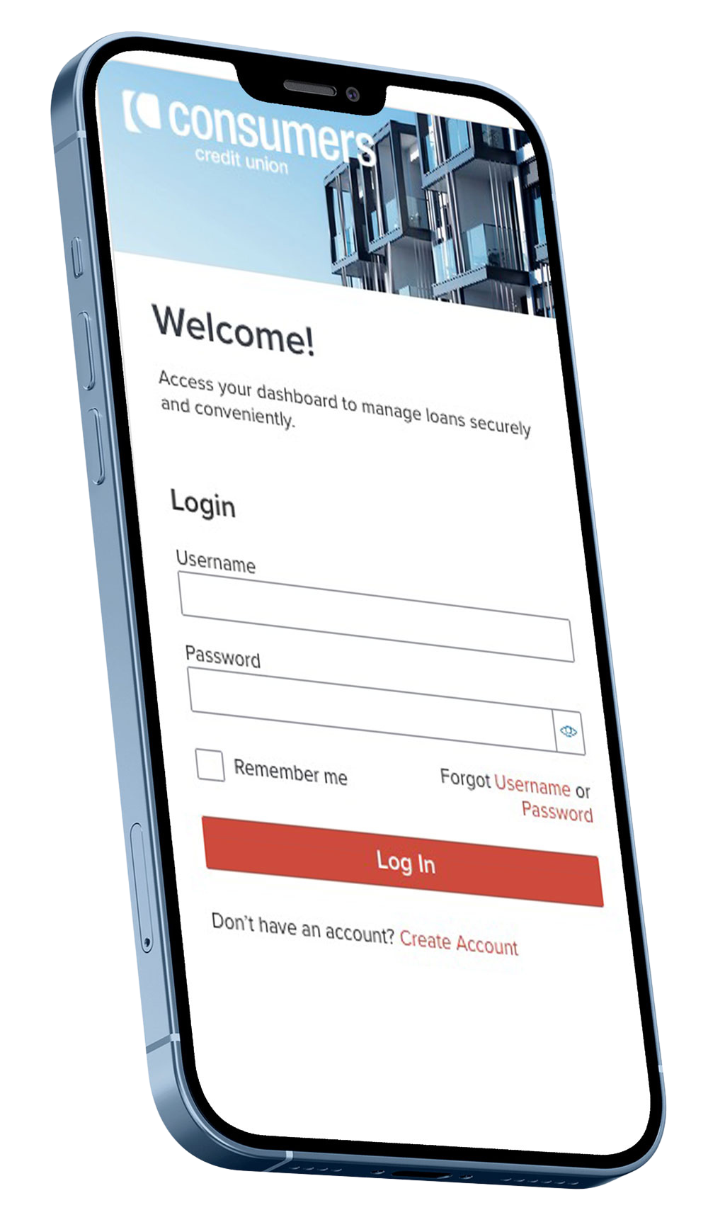 Mortgage app on a cell phone